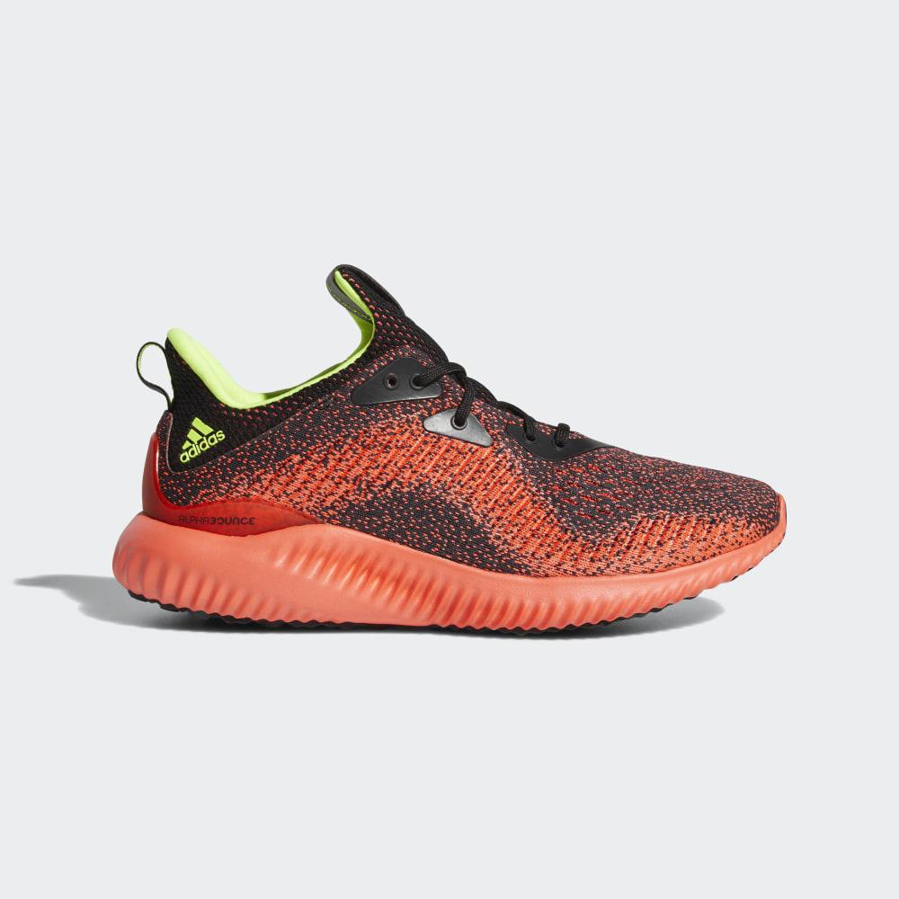 Adidas Men's Alphabounce EM WC Running Shoes Red/Black/Yellow Ireland B27814